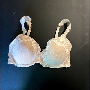 VS Dream Angels Demi white/beige 36DDD Lace Detail